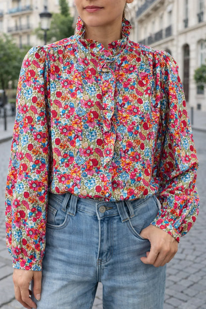 Chemise Florale Rétro