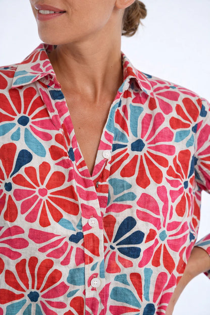 Chemise Coton Fleurie