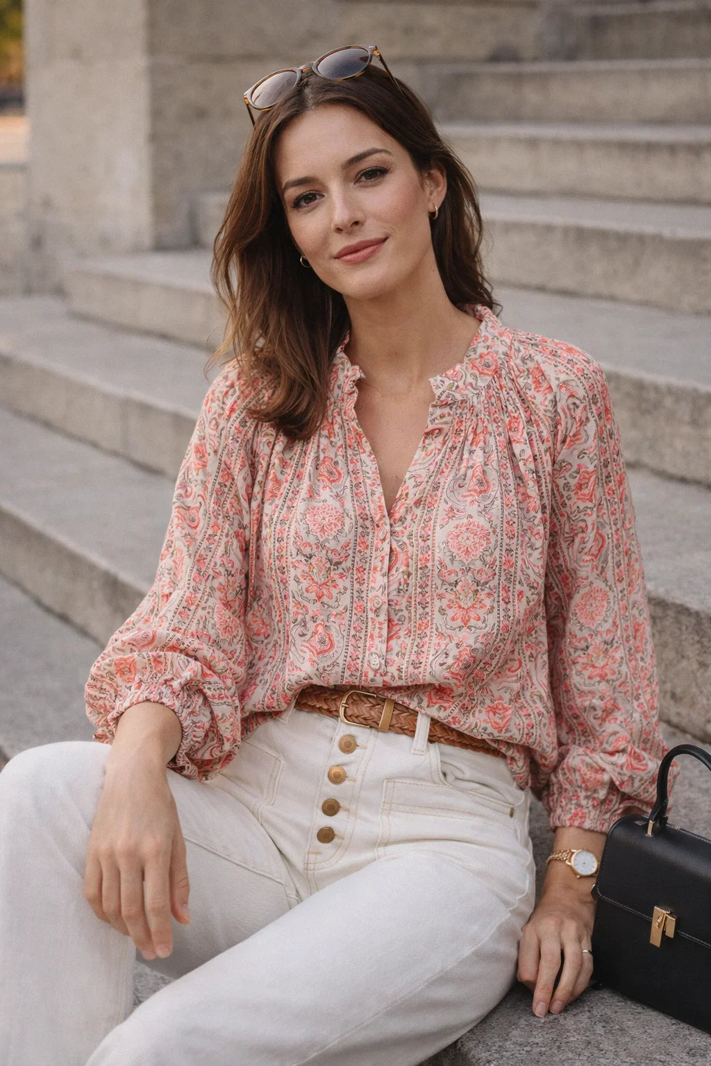 Chemise Bohème Fleurie