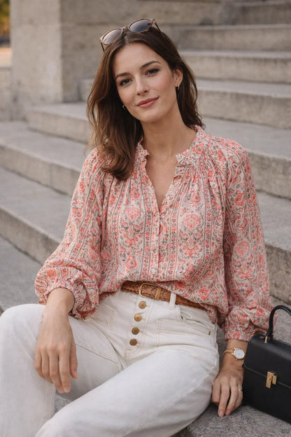 Chemise Bohème Fleurie