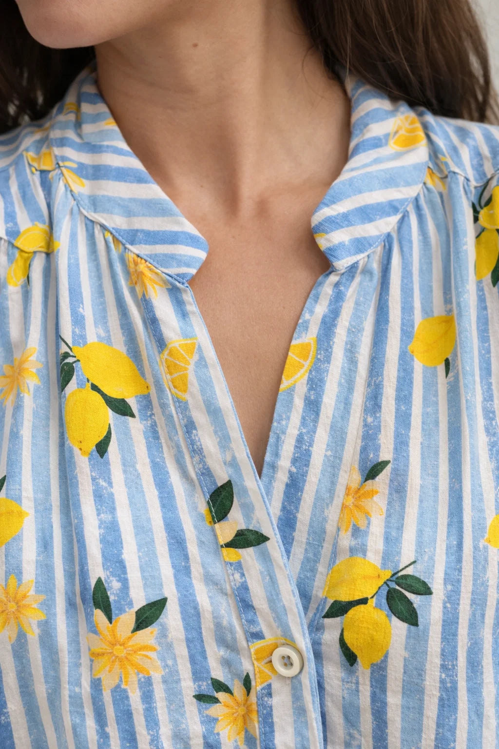 Chemise Rayures Citrons