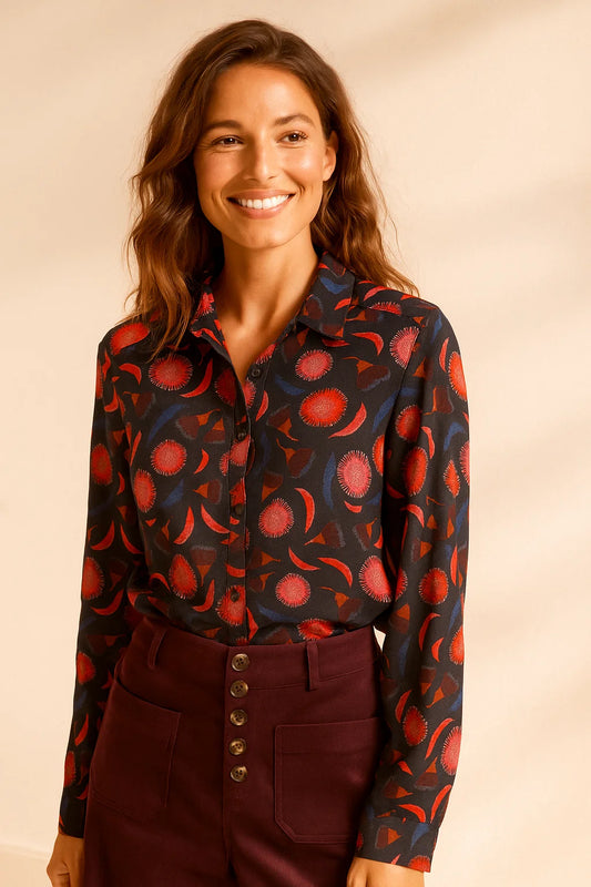Chemise Imprimée Soleil