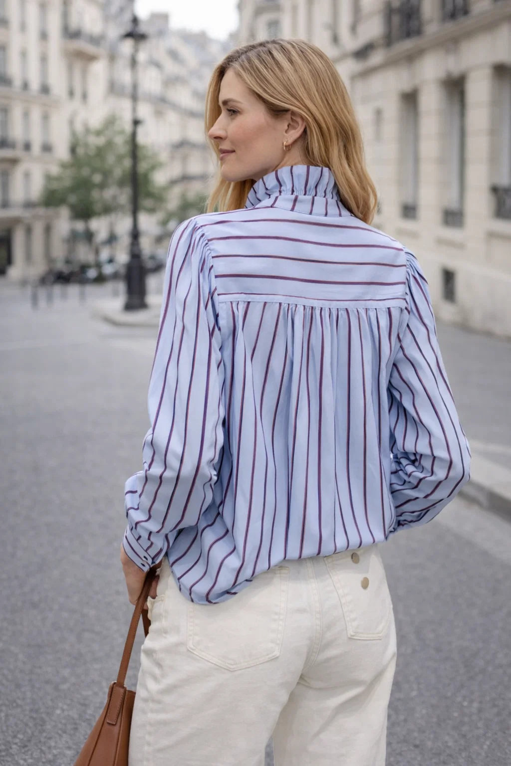 Chemise Rayée Bleue