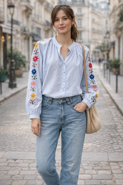 Chemise Fleurs Folk