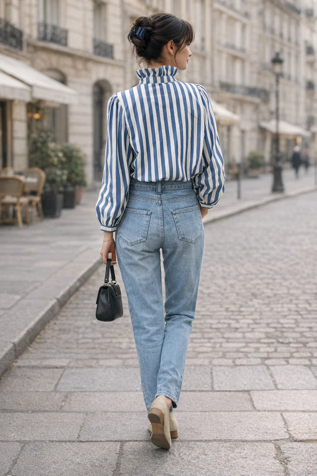 Chemise Rayures Bleues