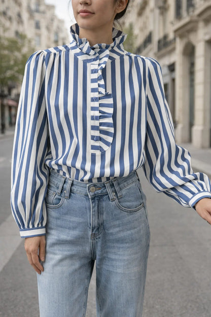 Chemise Rayures Bleues