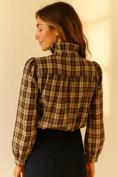 Chemise Rétro Élégante