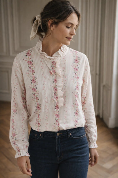 Chemise Fleurie Romantique