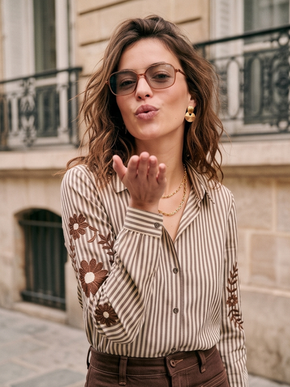 Chemise Agathe - Brodée Bicolore