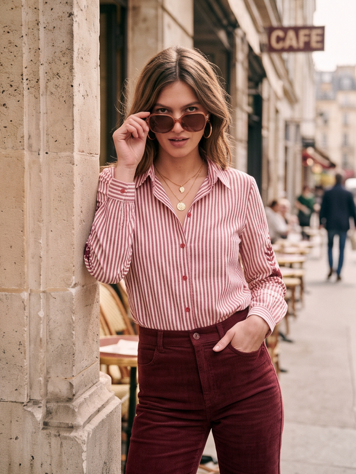 Chemise Agathe - Brodée Bicolore