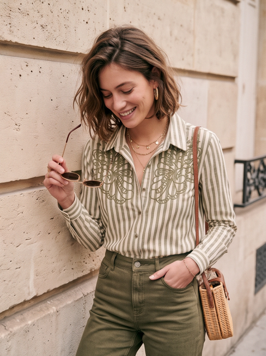 Chemise Constance - Kaki Unie