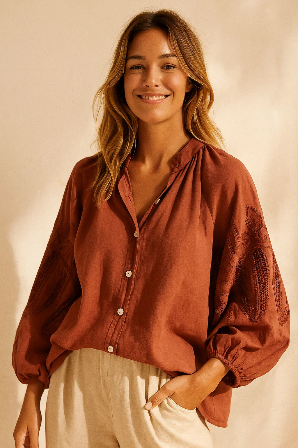 Chemise Manches Ballons