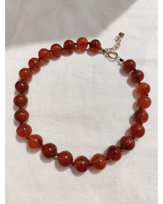 Collier Perles en Résine