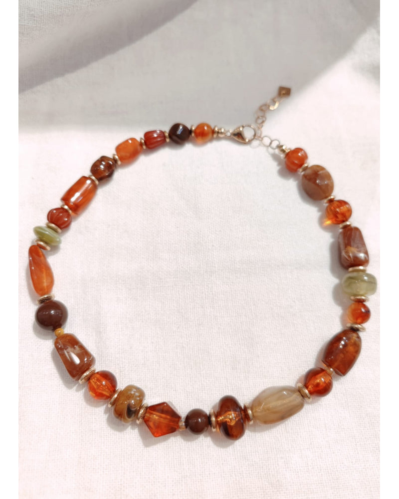 Collier Résine Multicolore