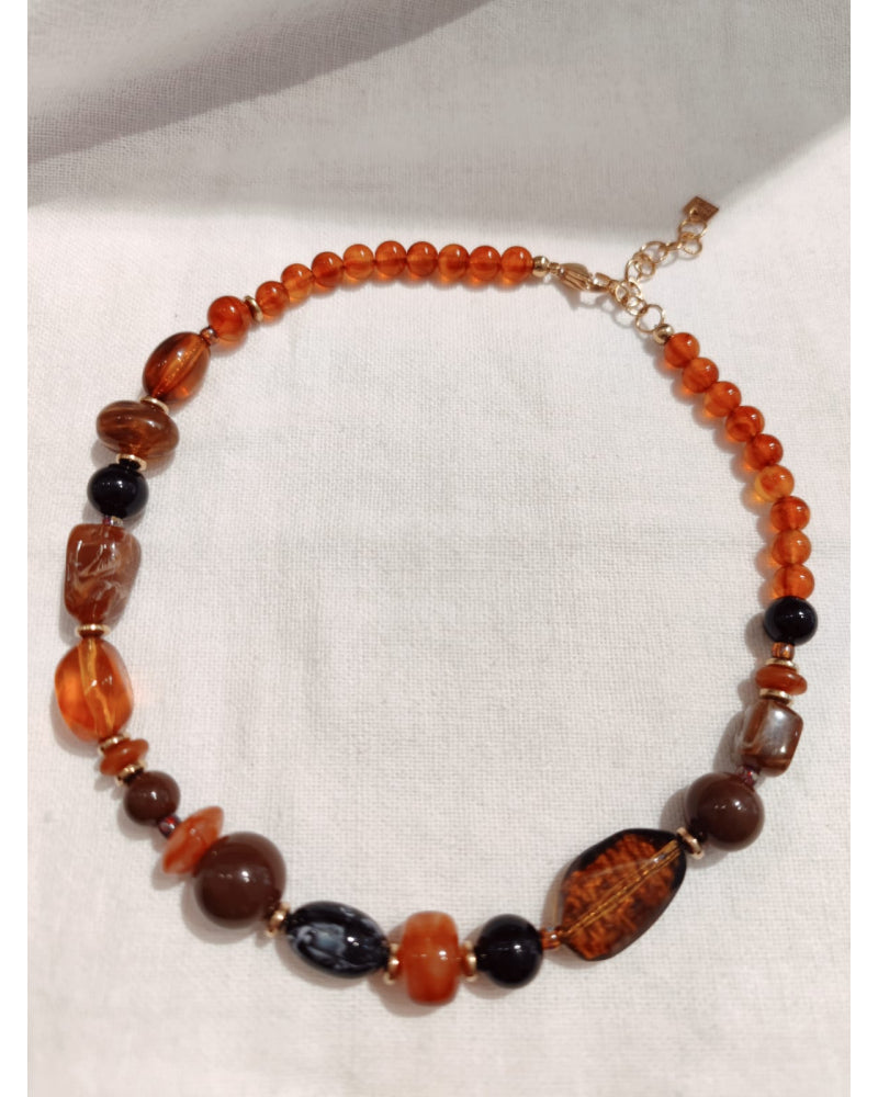 Collier Perles Colorées