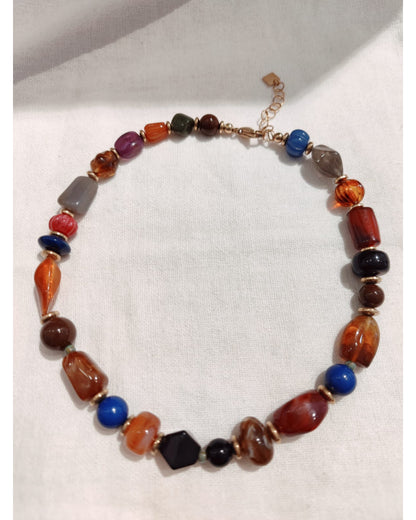 Collier Résine Multicolore