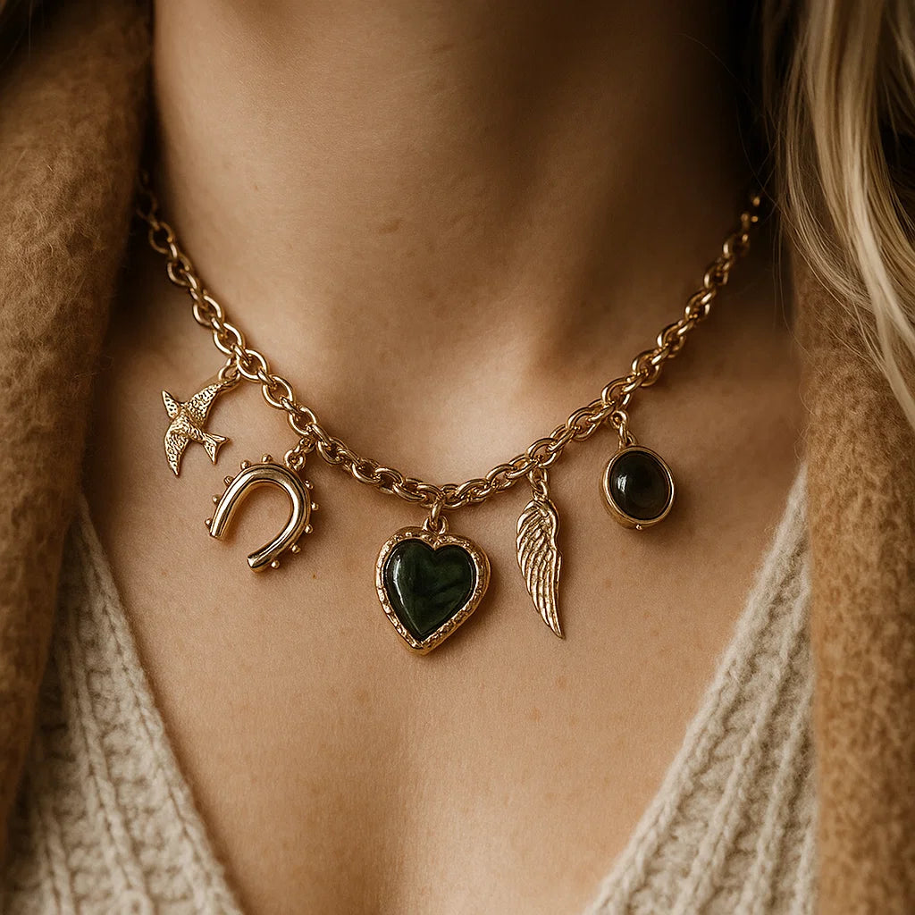 Collier Charms Porte-Bonheur