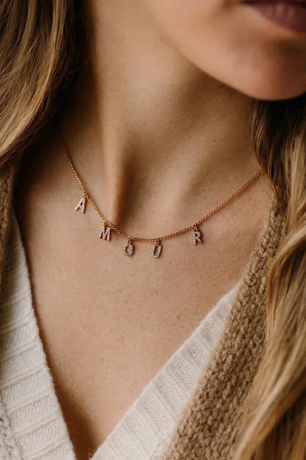 Collier Lettre Amour