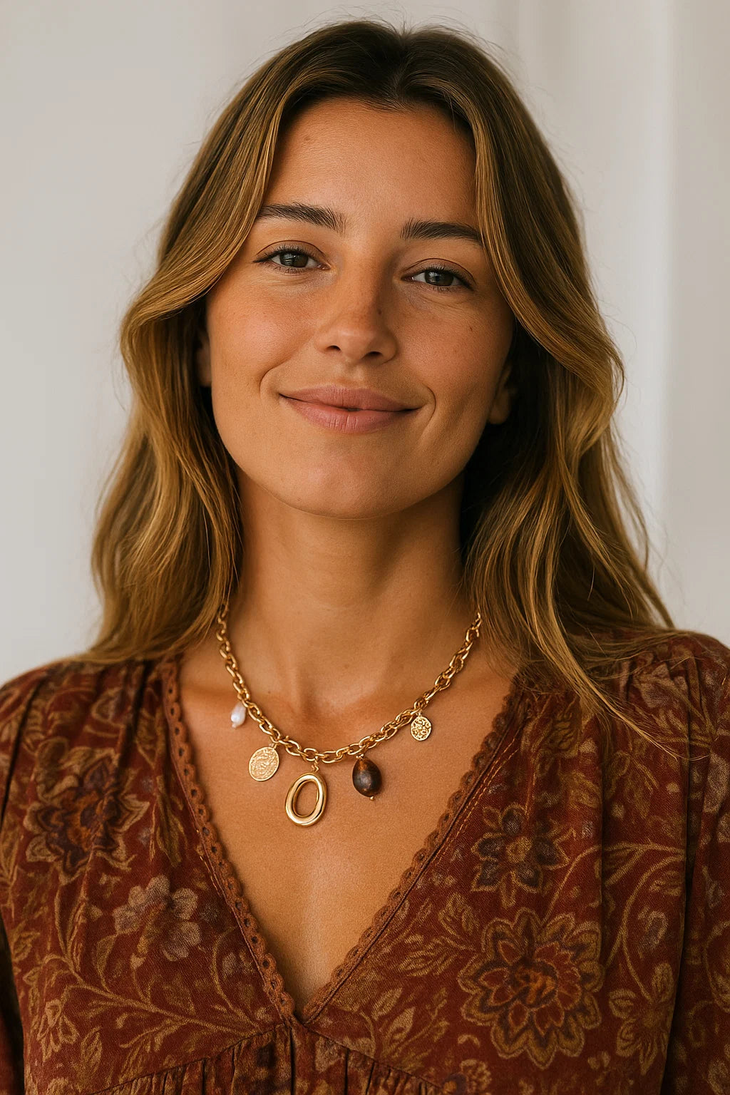 Collier Anneau Sculpté