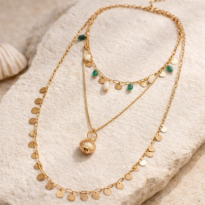 Collier Triple Chaîne