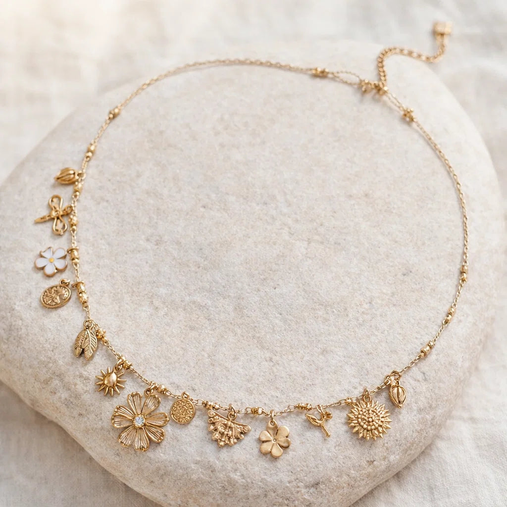 Collier Breloques Chance