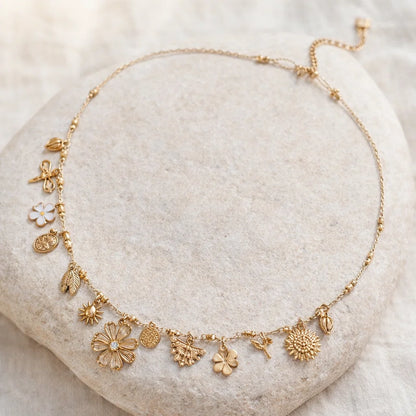 Collier Breloques Chance