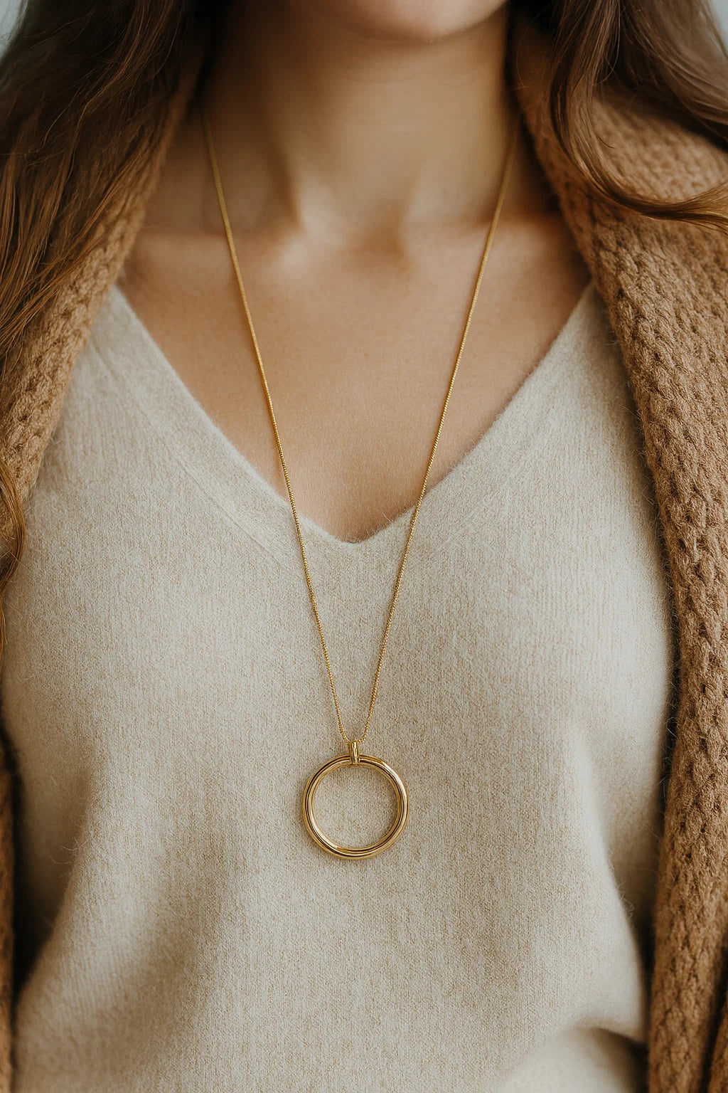 Sautoir Cercle Doré