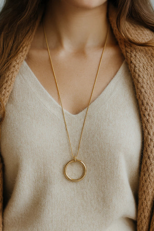 Sautoir Cercle Doré
