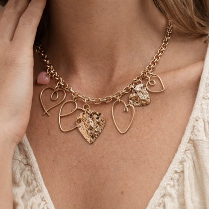 Collier Cœurs Graphiques