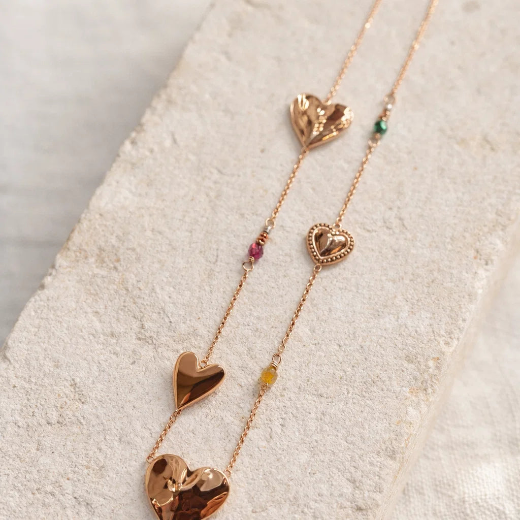 Collier Martelé Doré