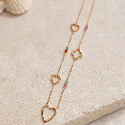 Collier Martelé Doré