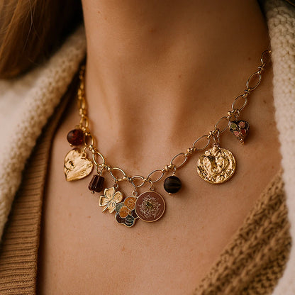 Collier Pampilles Colorées