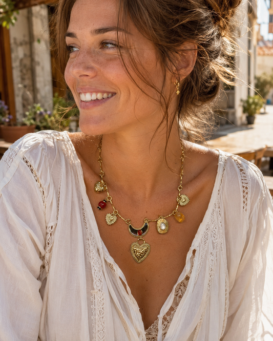Collier Pampilles Coeur