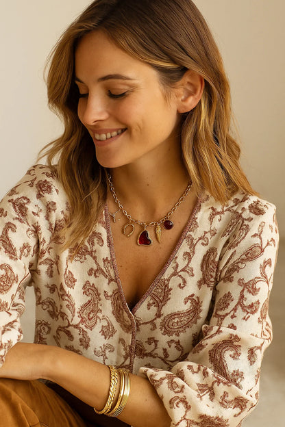 Collier Charms Porte-Bonheur