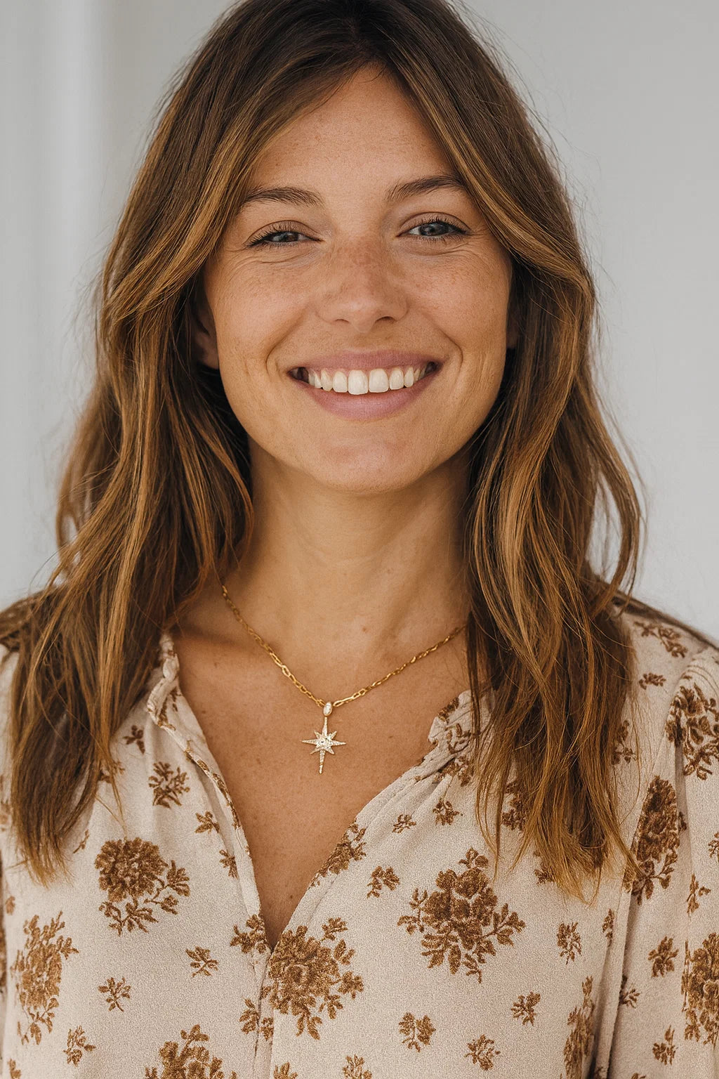 Collier Étoile Doré