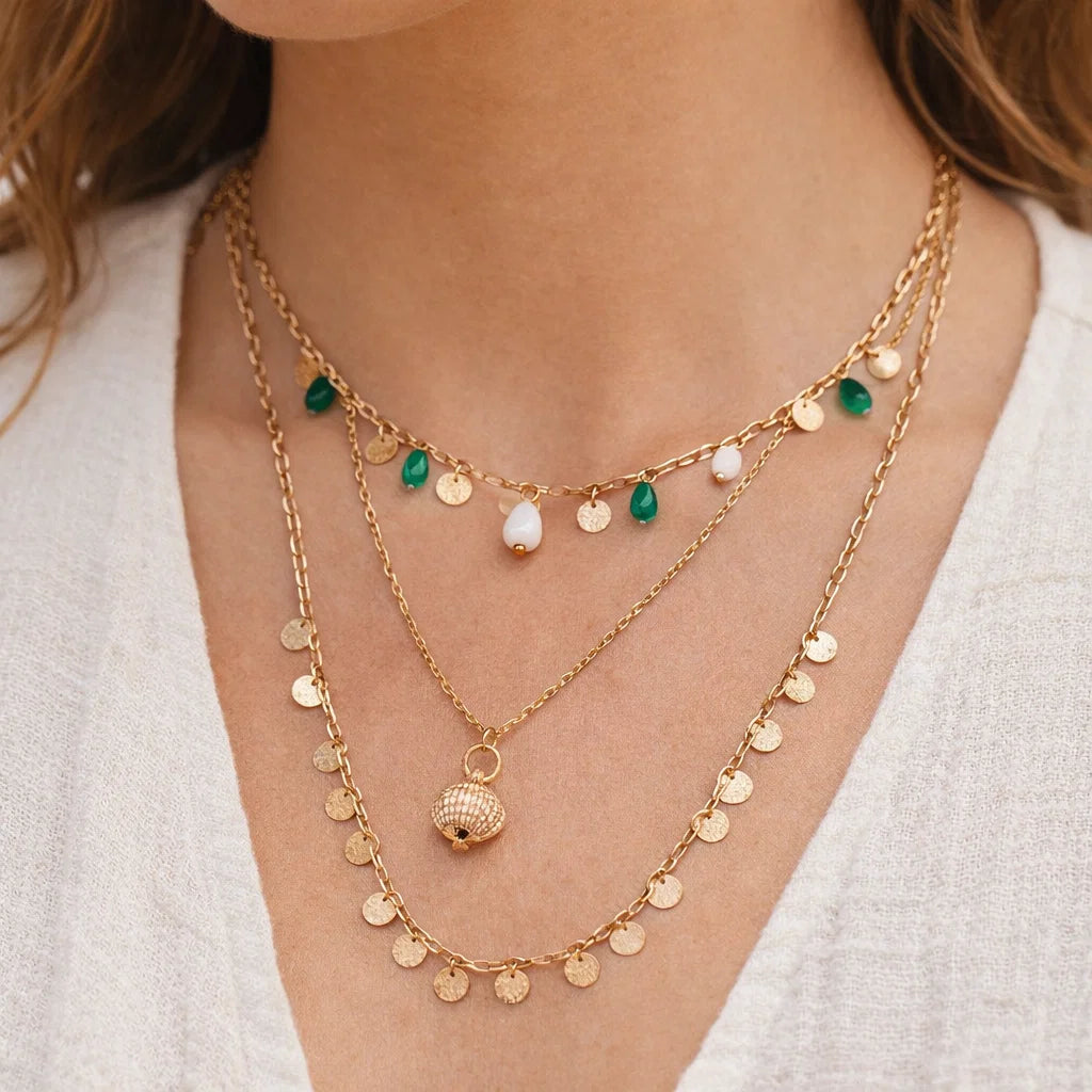 Collier Triple Chaîne