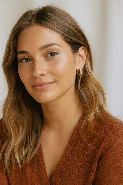 Créoles Dorées Strass