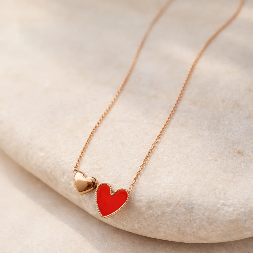 Collier Double Coeurs