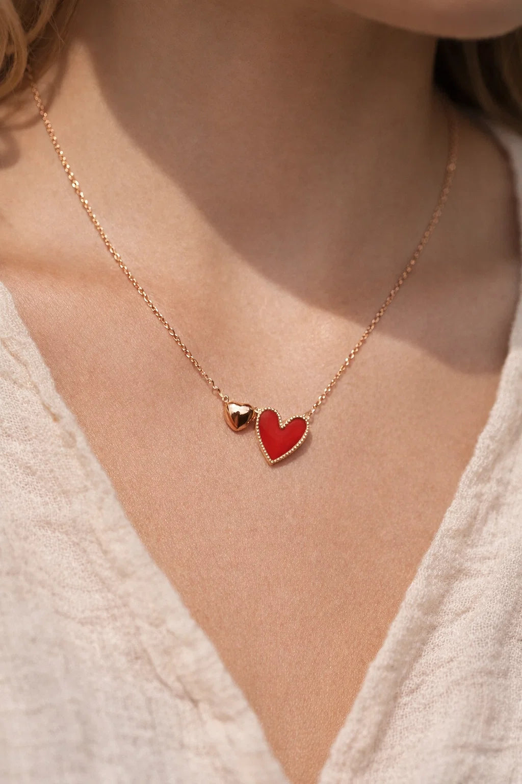 Collier Double Coeurs