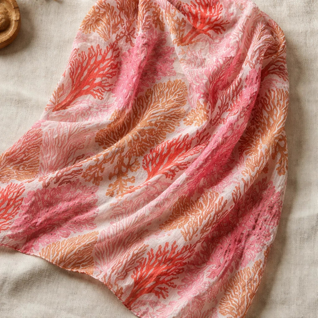 Foulard Barrière de Corail