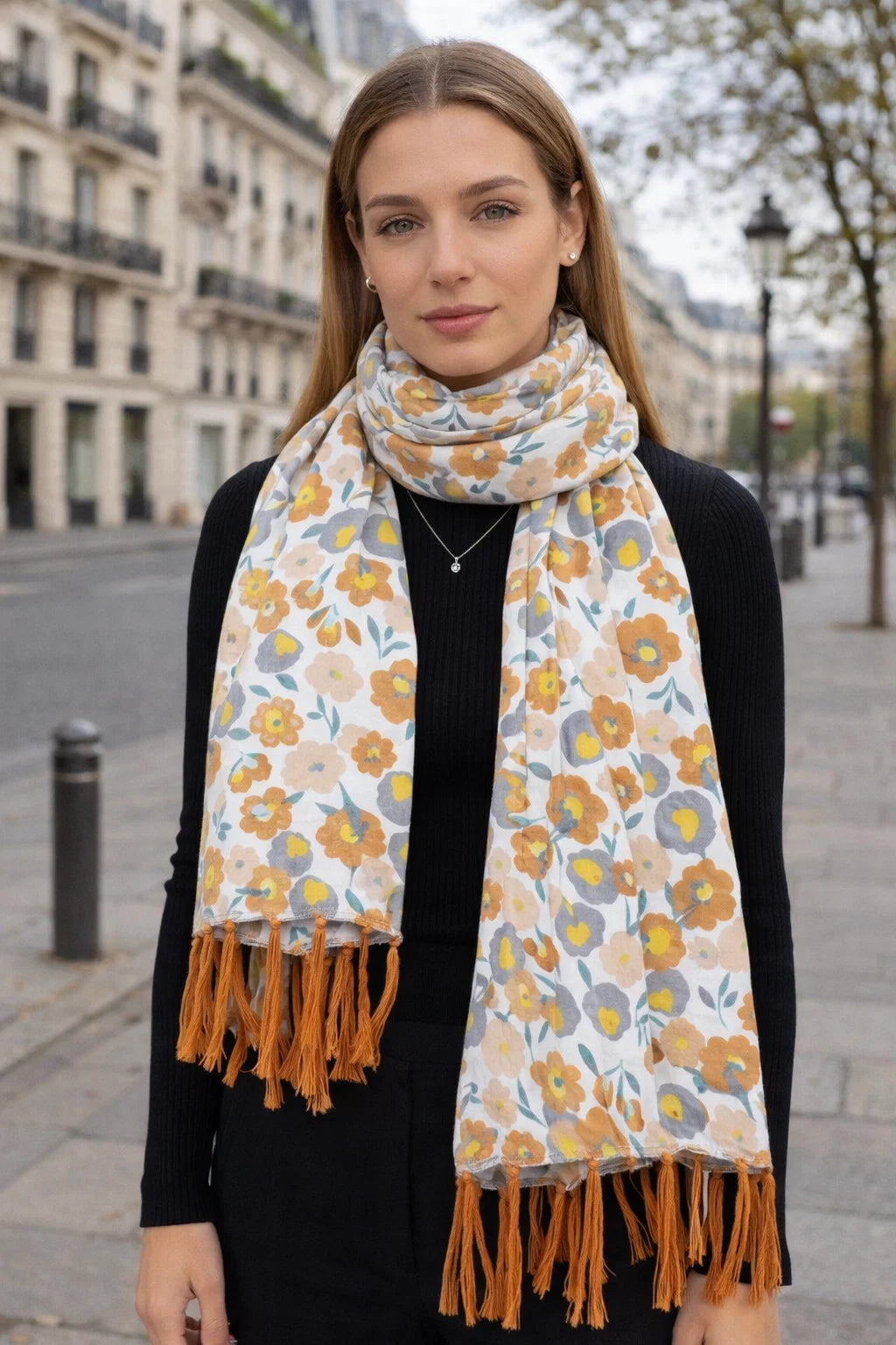Foulard Franges Bohème