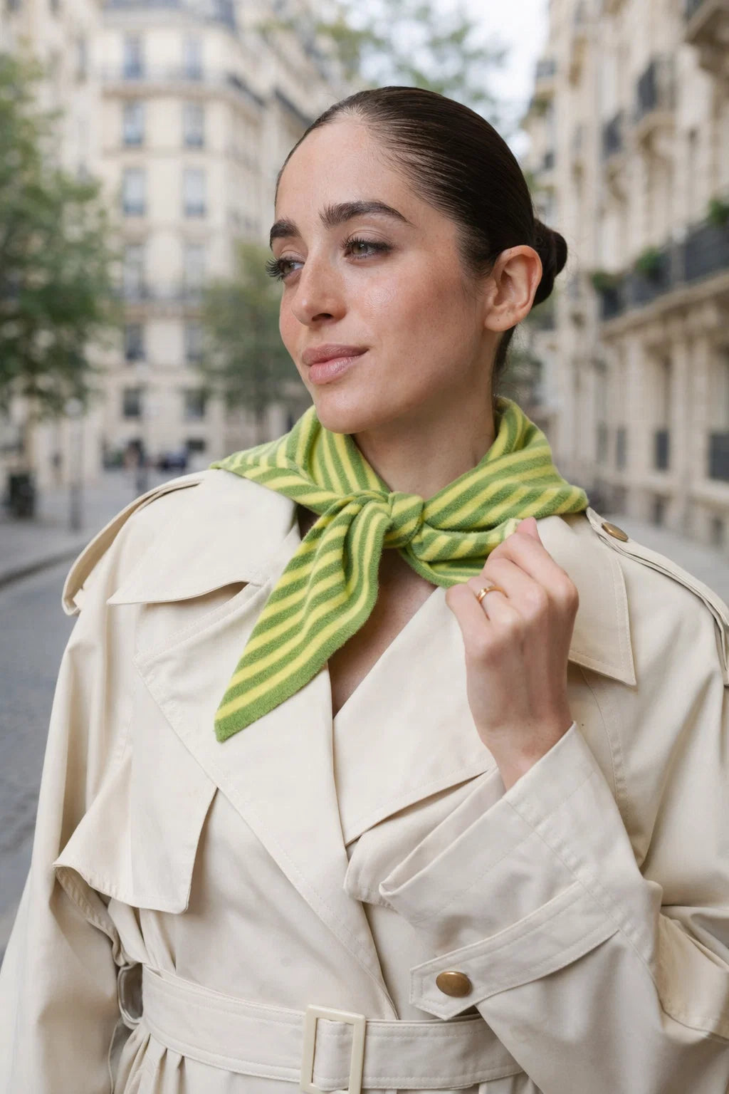 Écharpe Triangle Rayée