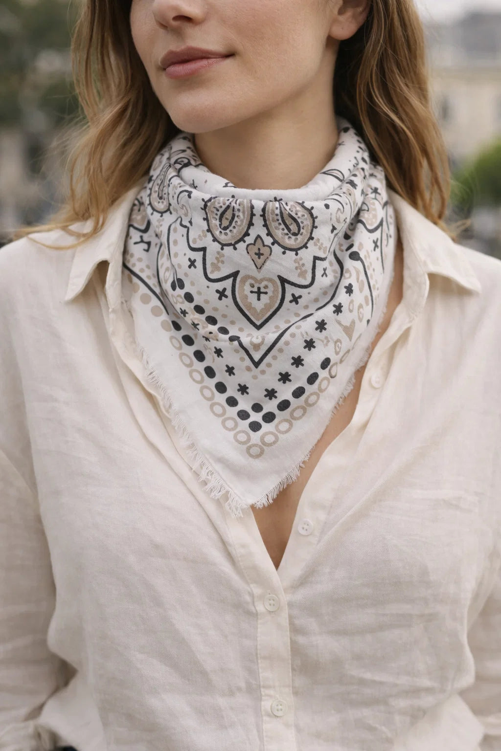 Carré de Foulard Bandana Viscose