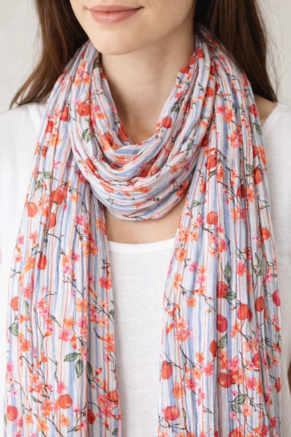 Foulard Coton Cerises