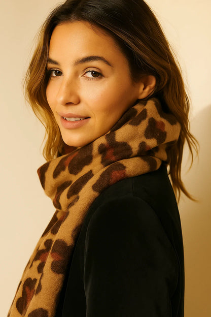 Écharpe en Laine Imprimée