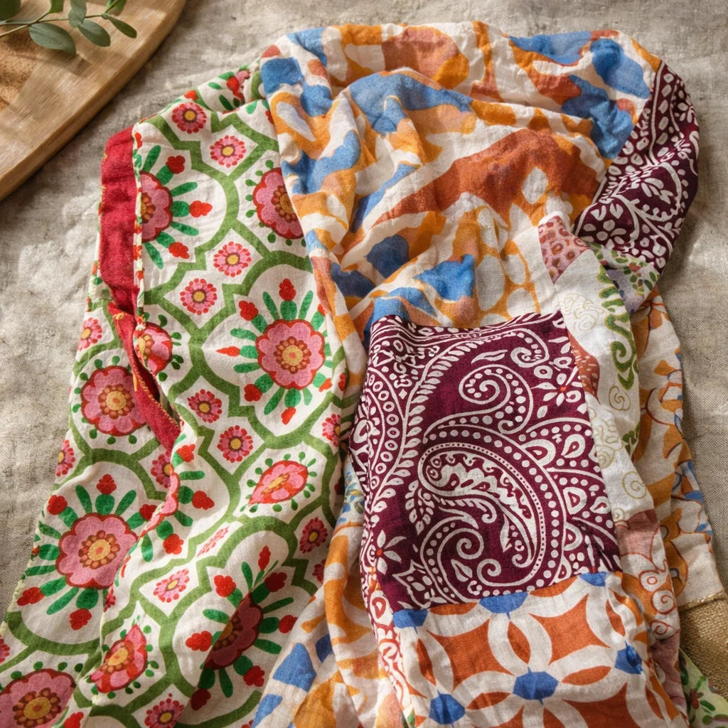 Foulard Patch Mosaiques Indiennes