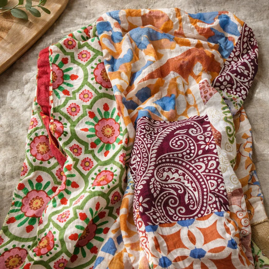 Foulard Patch Mosaiques Indiennes