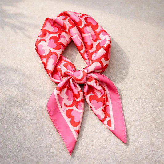 Foulard Soie Cœurs