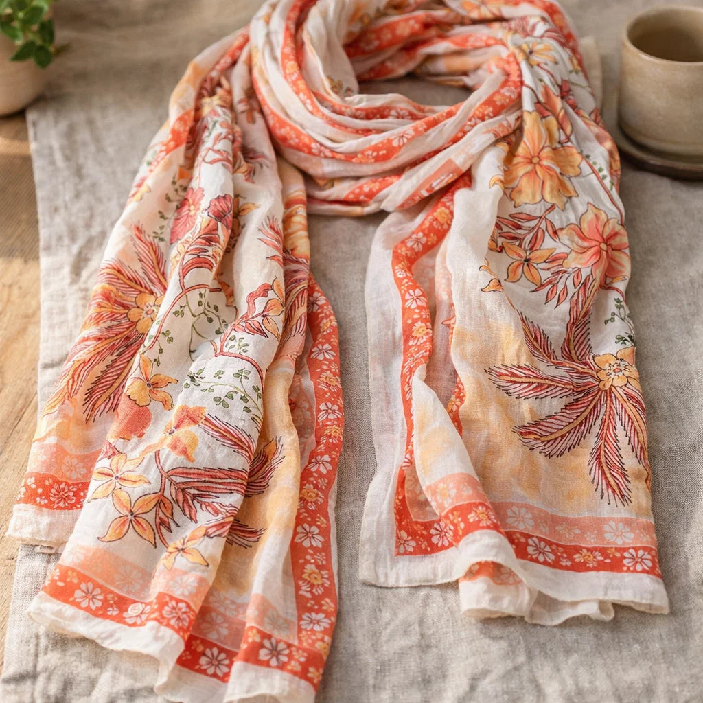 Foulard Tiaré Palmiers
