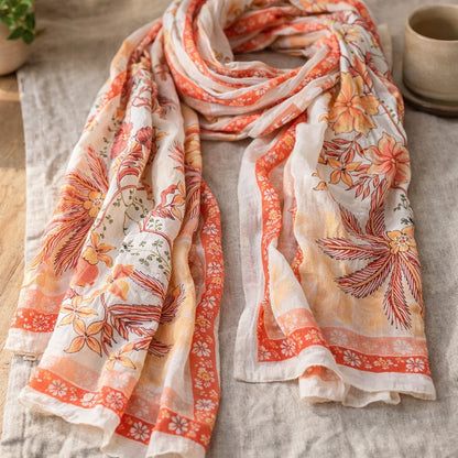 Foulard Tiaré Palmiers